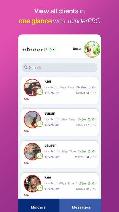 Emulate iPhone app minderPRO: Health Coach CRM using MyAndroid Emulate iPhone app minderPRO: Health Coach CRM using MyAndroid