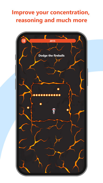 Emulate iPhone app MindFit - Mental exercises using MyAndroid