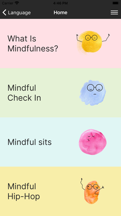 Emulate iPhone app Mindful Life Project using MyAndroid