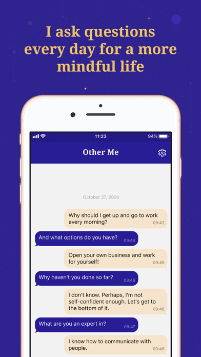 Emulate iPhone app Mindful living Diary 2Me using MyAndroid Emulate iPhone app Mindful living Diary 2Me using MyAndroid