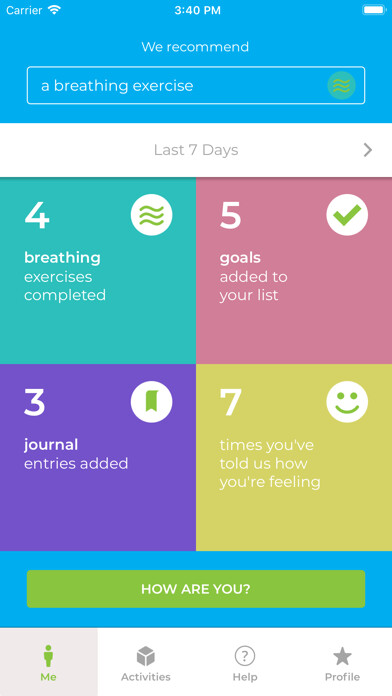 Emulate iPhone app Mindful Me using MyAndroid Emulate iPhone app Mindful Me using MyAndroid