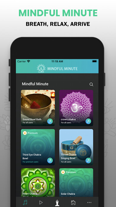 Emulate iPhone app Mindful Minute App using MyAndroid