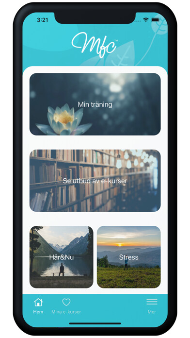 Emulate iPhone app Mindfulnesscenter appen using MyAndroid Emulate iPhone app Mindfulnesscenter appen using MyAndroid