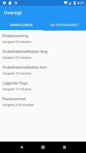 Run android online APK Mindfulness for alle from MyAndroid or emulate Mindfulness for alle using MyAndroid
