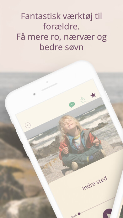 Emulate iPhone app Mindfulness for Børn Appen using MyAndroid