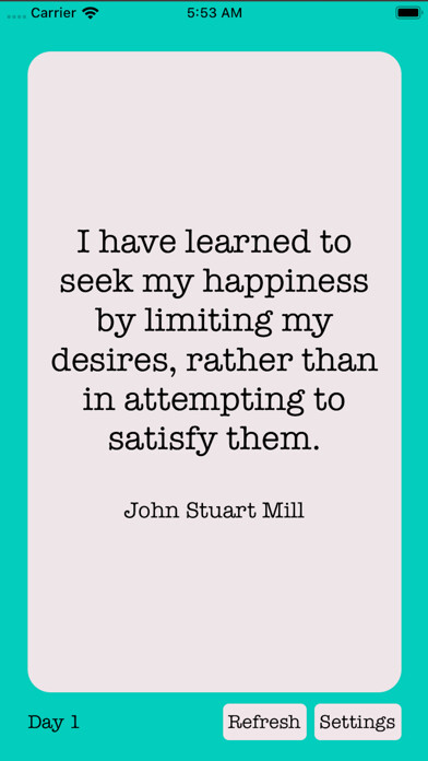 Emulate iPhone app Mindful Quotes using MyAndroid Emulate iPhone app Mindful Quotes using MyAndroid