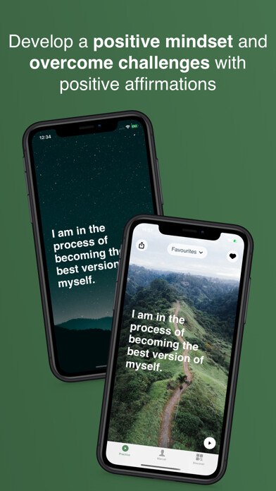 Emulate iPhone app MindGarden: Daily Affirmations using MyAndroid