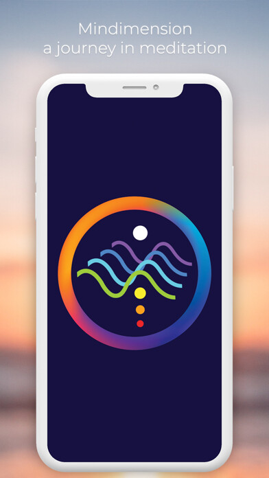 Emulate iPhone app Mindimension: Meditation using MyAndroid