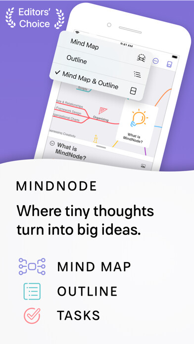 Emulate iPhone app MindNode - Mind Map & Outline using MyAndroid