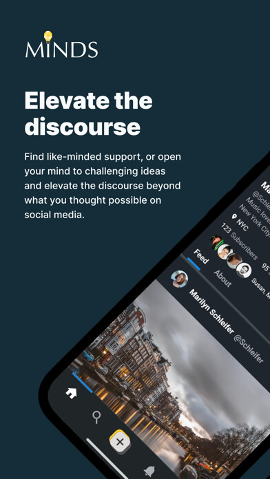 Emulate iPhone app Minds.com using MyAndroid