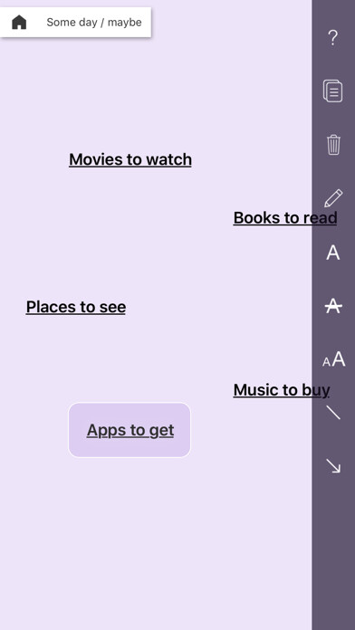 Emulate iPhone app Mindscope - Thought Organizer using MyAndroid Emulate iPhone app Mindscope - Thought Organizer using MyAndroid