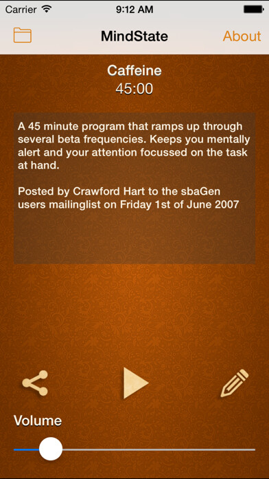 Emulate iPhone app MindState Binaural Beats using MyAndroid Emulate iPhone app MindState Binaural Beats using MyAndroid