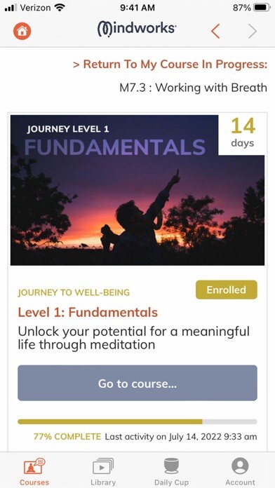 Emulate iPhone app Mindworks: Guided Meditation using MyAndroid Emulate iPhone app Mindworks: Guided Meditation using MyAndroid