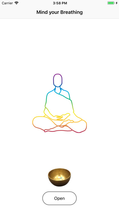Emulate iPhone app Mind your breathing using MyAndroid