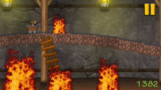 Emulate iPhone app Mine-Cart Shaft Dash Maze Game - California Diamond Cave Escape using MyAndroid