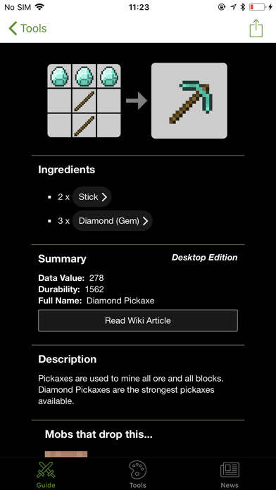 Emulate iPhone app Minecraft Explorer Pro using MyAndroid Emulate iPhone app Minecraft Explorer Pro using MyAndroid