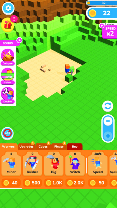 Emulate iPhone app Minecube - Idle using MyAndroid Emulate iPhone app Minecube - Idle using MyAndroid