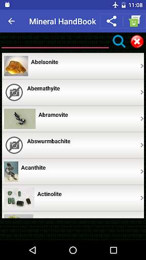 Run android online APK Mineral Handbook from MyAndroid or emulate Mineral Handbook using MyAndroid