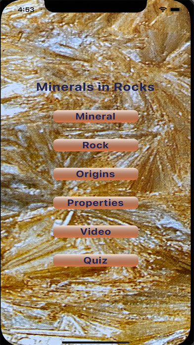 Emulate iPhone app Minerals & Rocks using MyAndroid Emulate iPhone app Minerals & Rocks using MyAndroid
