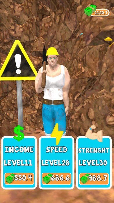 Emulate iPhone app Miner Man 3D using MyAndroid