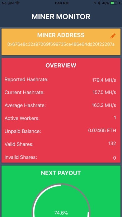 Emulate iPhone app Miner Monitor using MyAndroid Emulate iPhone app Miner Monitor using MyAndroid