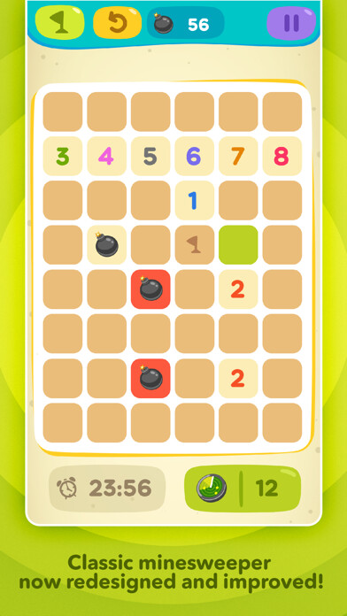 Emulate iPhone app Minesweeper Classic Retro Game using MyAndroid Emulate iPhone app Minesweeper Classic Retro Game using MyAndroid
