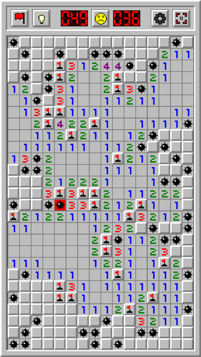 Emulate iPhone app Minesweeper Classic: Retro using MyAndroid