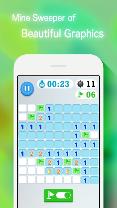 Emulate iPhone app Mine Sweeper - Free Solitaire Game using MyAndroid