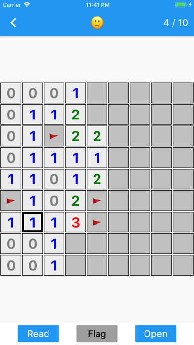 Emulate iPhone app Minesweeper in the dark using MyAndroid Emulate iPhone app Minesweeper in the dark using MyAndroid