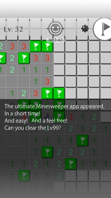 Emulate iPhone app Minesweeper Lv99 using MyAndroid