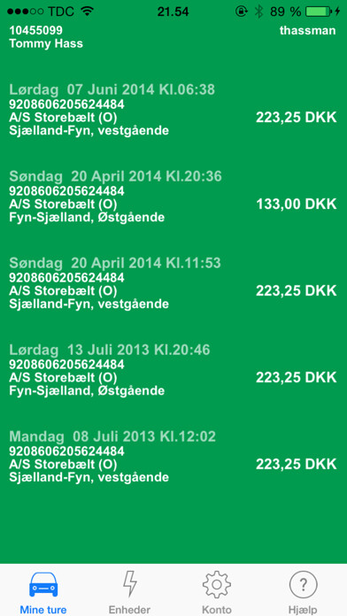 Emulate iPhone app Mine Ture med BroBizz using MyAndroid Emulate iPhone app Mine Ture med BroBizz using MyAndroid