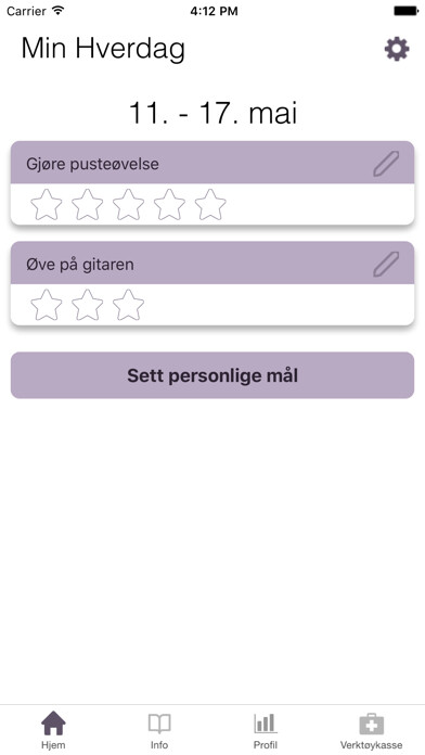Emulate iPhone app Min Hverdag using MyAndroid