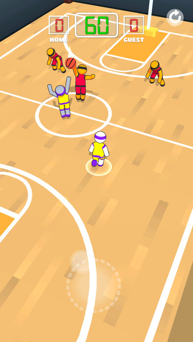 Emulate iPhone app Mini Basketball Street using MyAndroid