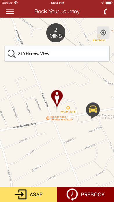 Emulate iPhone app Minicab For London using MyAndroid Emulate iPhone app Minicab For London using MyAndroid