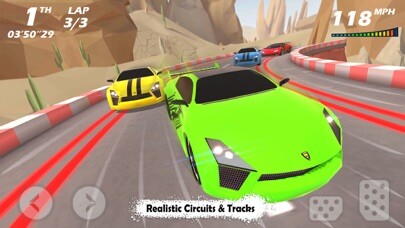 Emulate iPhone app Mini Car Race : Drift & Chase using MyAndroid