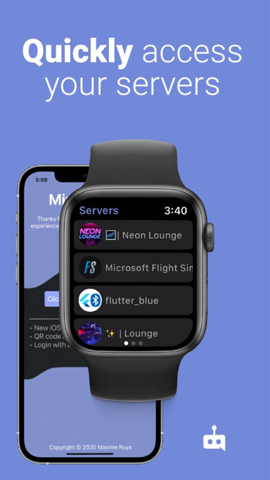 Emulate iPhone app MiniCord for Discord using MyAndroid