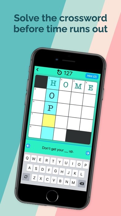 Emulate iPhone app Mini Crossword Daily using MyAndroid