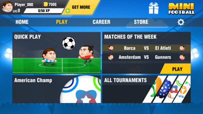 Emulate iPhone app Mini Football Head Soccer using MyAndroid Emulate iPhone app Mini Football Head Soccer using MyAndroid