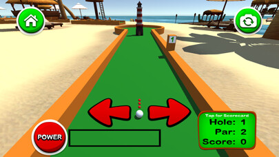 Emulate iPhone app Mini Golf 3D Tropical Resort using MyAndroid Emulate iPhone app Mini Golf 3D Tropical Resort using MyAndroid