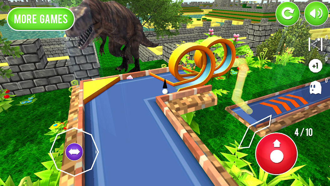 Run android online APK Mini Golf: Jurassic from MyAndroid or emulate Mini Golf: Jurassic using MyAndroid