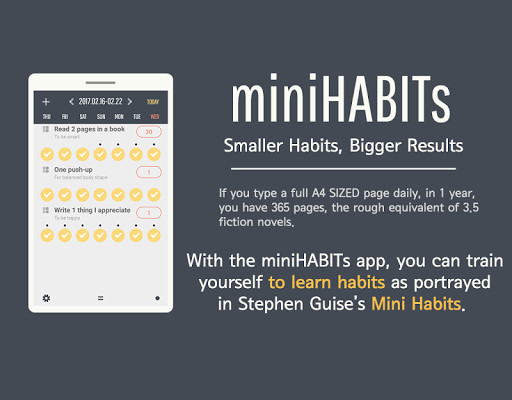 Run android online APK miniHABITs - Habit, Goal, Todo from MyAndroid or emulate miniHABITs - Habit, Goal, Todo using MyAndroid