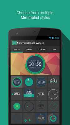Emulate Android APK Minimalist Clock Widget Emulate Android APK Minimalist Clock Widget