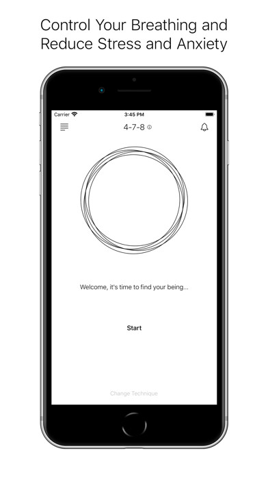 Emulate iPhone app Minimalistic Unwind Breathing using MyAndroid Emulate iPhone app Minimalistic Unwind Breathing using MyAndroid