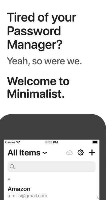 Emulate iPhone app Minimalist: Password Manager using MyAndroid Emulate iPhone app Minimalist: Password Manager using MyAndroid