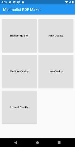 Run android online APK Minimalist Pdf Creator - Image to PDF from MyAndroid or emulate Minimalist Pdf Creator - Image to PDF using MyAndroid