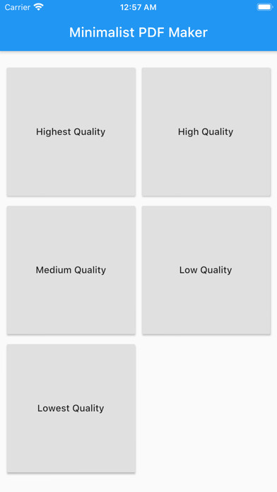 Emulate iPhone app Minimalist PDF Creator using MyAndroid Emulate iPhone app Minimalist PDF Creator using MyAndroid
