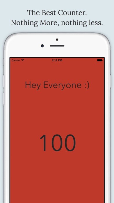 Emulate iPhone app Minimal Tally Counter using MyAndroid