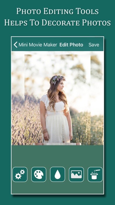 Emulate iPhone app MiniMovie - Photo Video Maker using MyAndroid