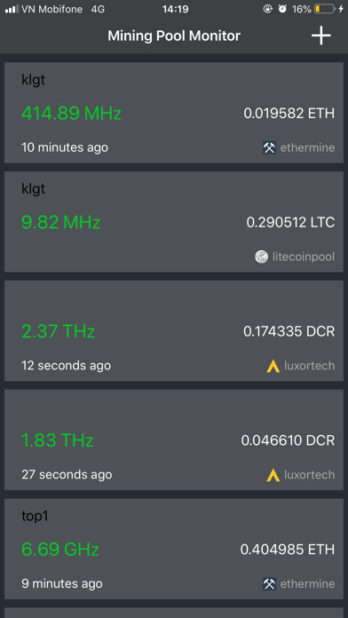 Emulate iPhone app Mining Pool Monitor using MyAndroid Emulate iPhone app Mining Pool Monitor using MyAndroid