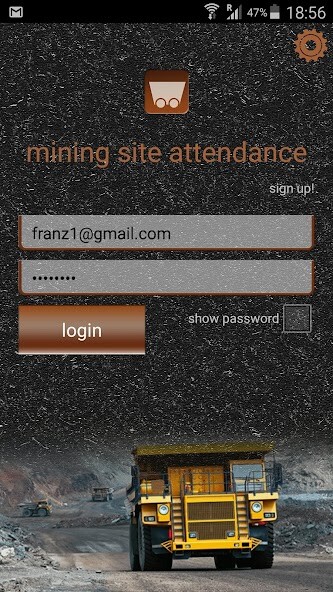 Run android online APK Mining Site Attendance from MyAndroid or emulate Mining Site Attendance using MyAndroid